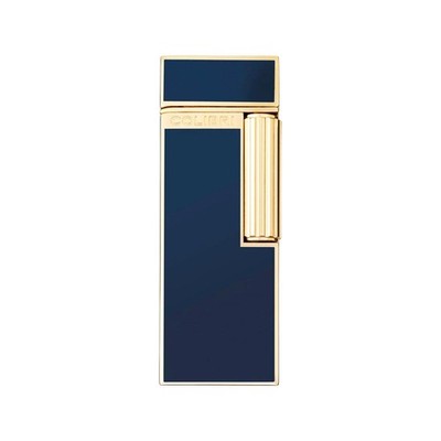 Colibri Feuerzeug marine / gold Continental , unbefüllt