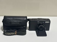 CONTAX TVS III Black Compact Film Camera Carl Zeiss Vario Sonnar T 2710 from Jap