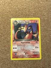 Pokémon Karte Dunkles Glurak 21/82 1.edition Deutsch Team Rocket