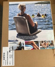 TRC Recreation Super-Soft Folding Chair Bahama Blu Foam Pool Side Beach Lakeside