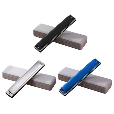 C for Key Harmonica 24 Holes,Performance Tremolo Harmonica for Adults Beginner K - Image 1 of 4