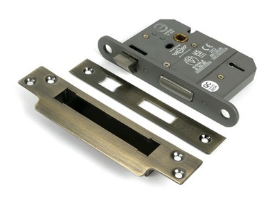 Vom Amboss 51346 gealtertes Messing 3'' 5 Hebel BS Flügelschloss