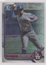 2022 Bowman Chrome Prospects Mega Box Mojo Refractor Wilman Diaz #BCP-239 2l4