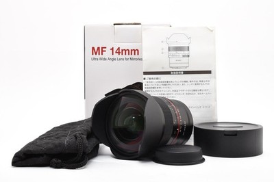[ Top MINT w/ Box & Pouch] SAMYANG MF 14mm F2.8 Ultra Wide Lens Canon RF JAPAN