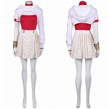 Daywalker Nova Costume Cosplay Halloween Nova White Hooded Coat Pullover Skirts
