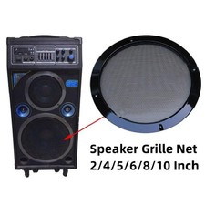 Griglia altoparlante parapolvere per auto audio 2 pezzi 2456810 pollici kit fai