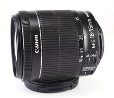 Canon EF-S 18-55mm IS STM F3.5-5.6 Autofocus Zoom Lens Front Cap Working Order