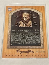 2012 Panini Cooperstown Bronze History /599 Larry MacPhail #56 HOF