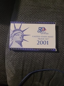 2001 US MINT PROOF SET