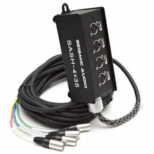SASH-4x35 - 4 Channel, 35 Foot  XLR Send Sub Snake - 35'