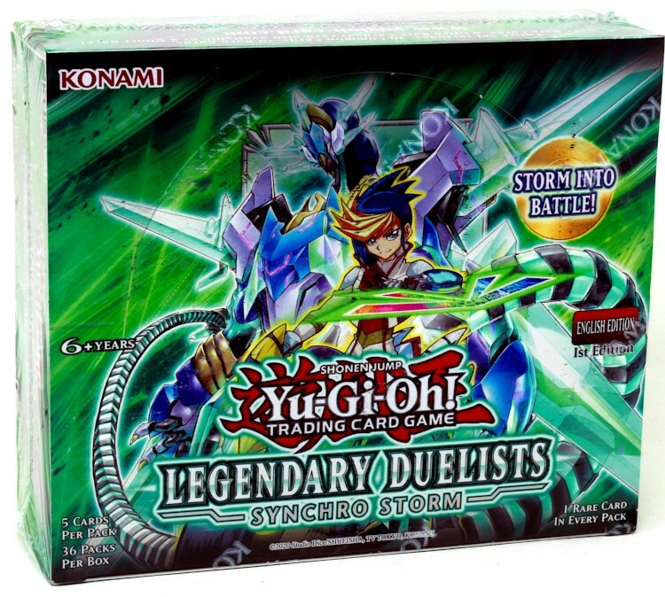 winds of victory yugioh card Yu-Gi-Oh! Legendary Duelists Synchro Storm Booster Box