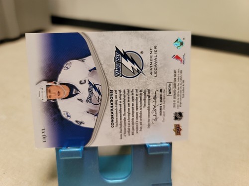 2010-11 UD Ultimate Dual Jersey Patch Auto /25 Vincent Lecavalier - Picture 4 of 6