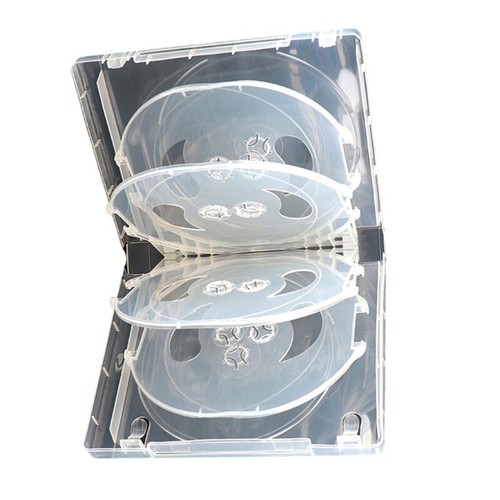 Clear DVD Jewelry Case Acrylic DVD Box Portables DVD Case DVD Storage Case - Afbeelding 4 van 10