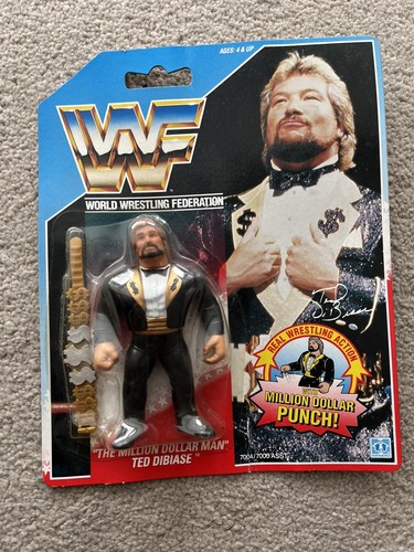 wwf hasbro The million dollar man Ted Dibiase moc ...