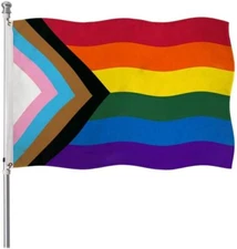 Rainbow Flag 3x5 Ft - Gay Pride Parade Day LGBT Symbol LGBTQ Gaypride US Seller