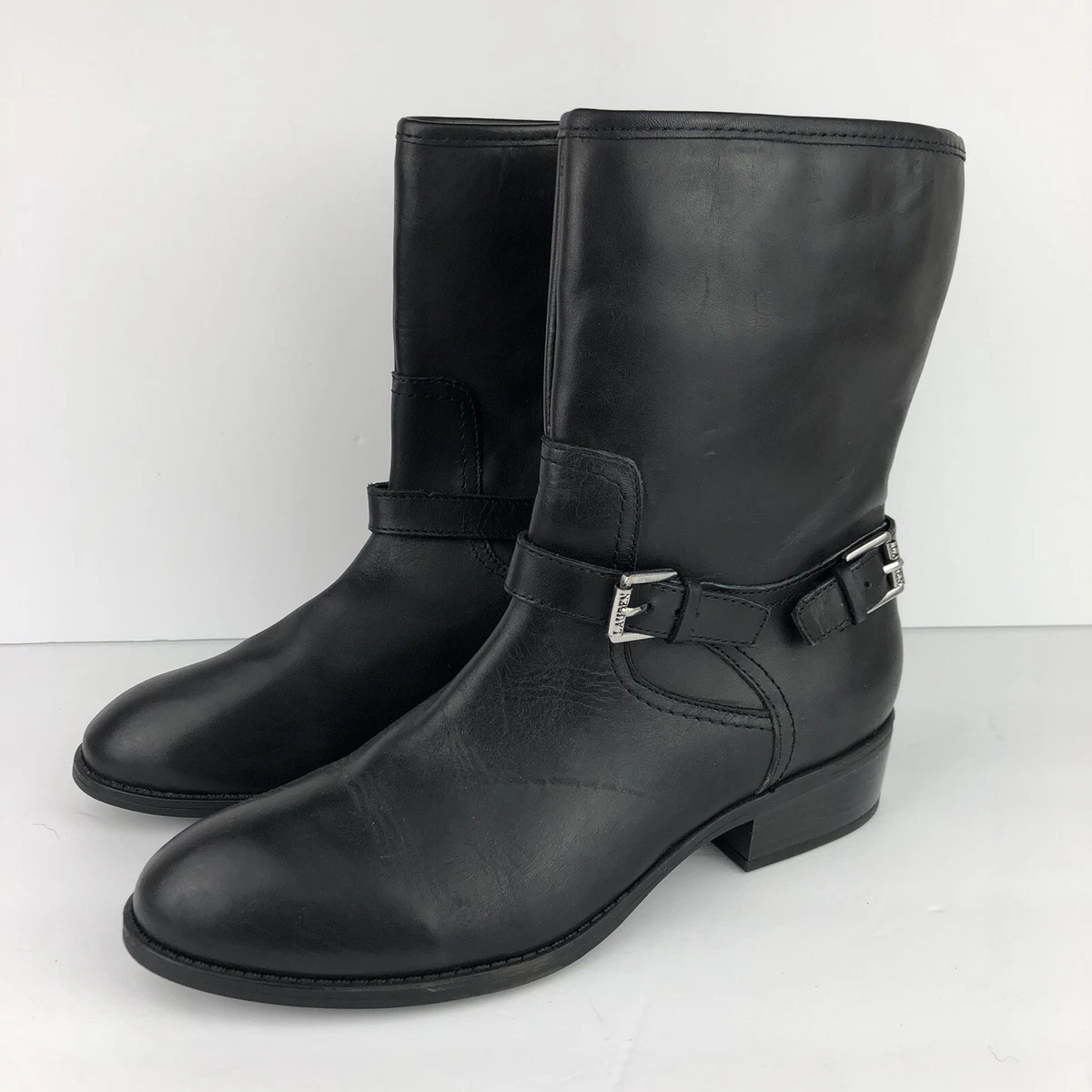 Ralph lauren mid calf best sale boots