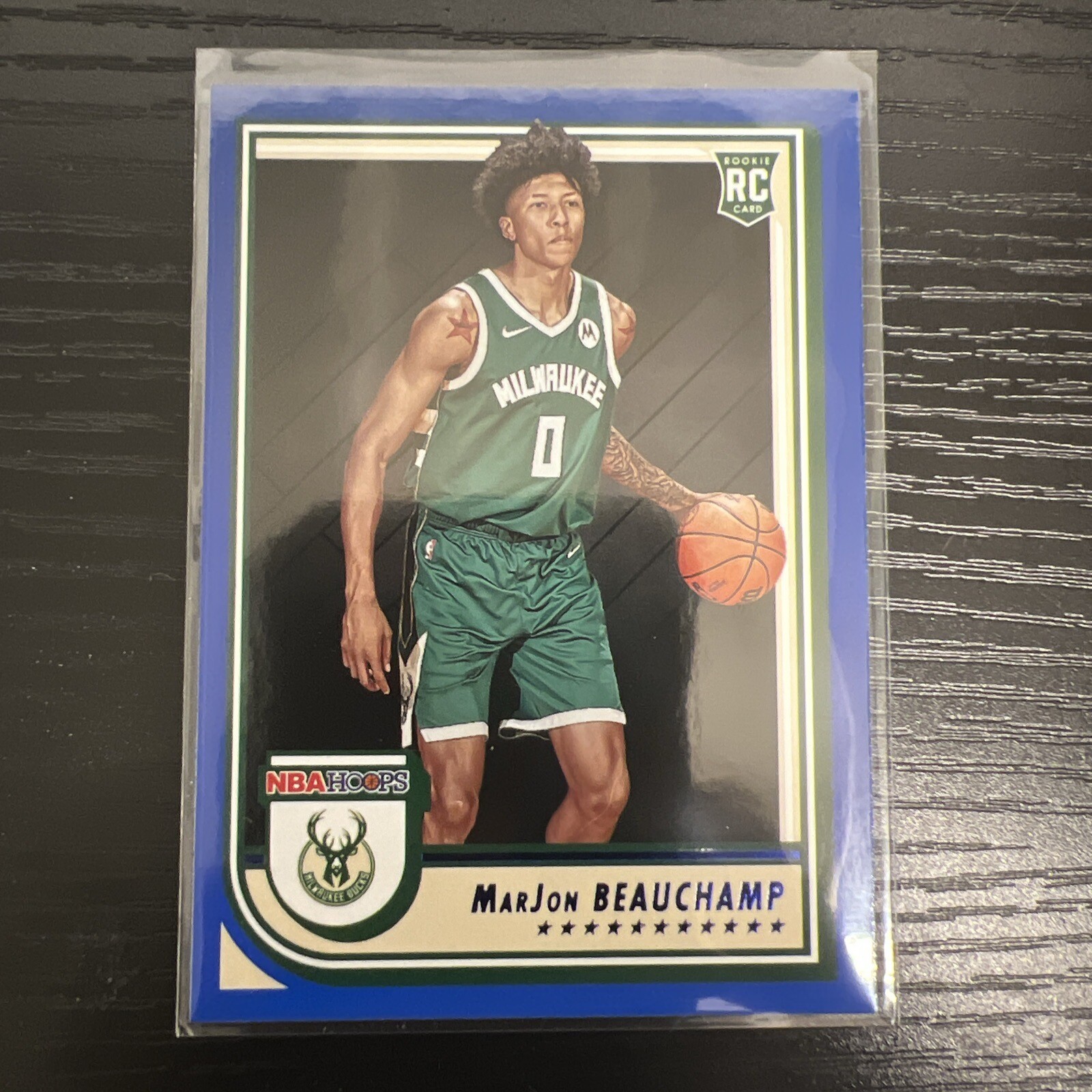 2022-23 Panini NBA Hoops Rookies Blue MarJon Beauchamp #254 Rookie RC
