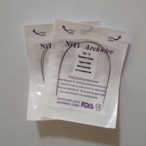 10Packs Dental Orthodontic Reverse Curve Round Arch Wires Super Elastic NITI - Picture 4 of 11
