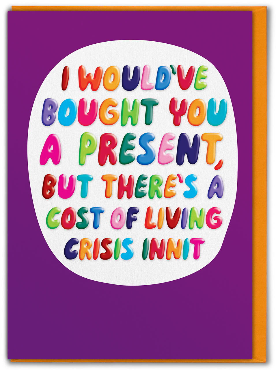 Brainbox Candy Funny Bright Embossed Birthday Greeting Cards Silly Cheeky Humour