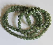 Gemstone 100 Natural Jade Grade A Untreated Oily Green Jadeite Necklace 29"