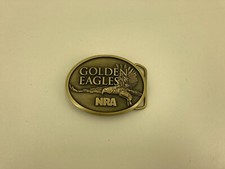 NRA Golden Eagles National Rifle Association Belt Buckle