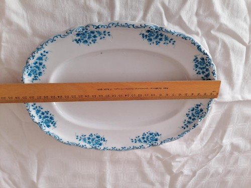 Antik Hutschenreuther Essservice, Anrichteplatten, Sauciere, Teller, 1930er - Bild 7 von 12