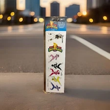 Vintage Power Rangers Stickers Sheet 1995 Saban Paper Art  Mighty Morphin