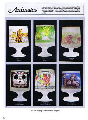 L. E. Smith Glass Co. Animates, 1975-1988 Catalog reprints - Lighting