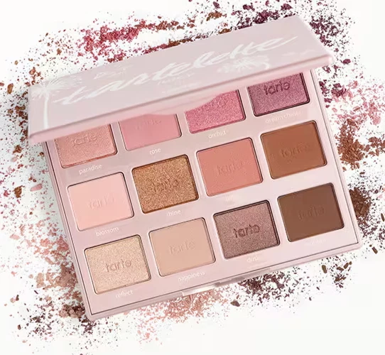 Tarte Eyeshadow Palette 12 Pan Tartelette Juicy Amazonian Clay Neutrals Pink NIB - Image 2 of 4