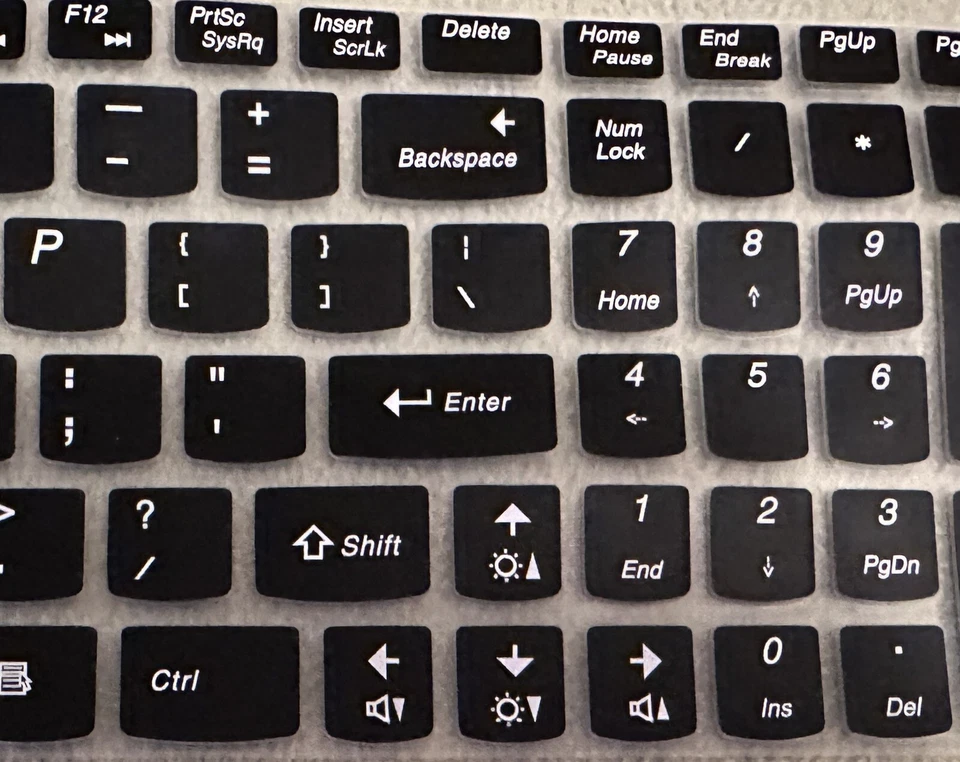 Protector de cubierta de teclado para LENOVO Z70 Z70-80 NEGRO NUEVO Foto 3 de 3