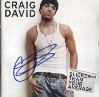 Craig David  SIGNED CD Album + Great Provenance