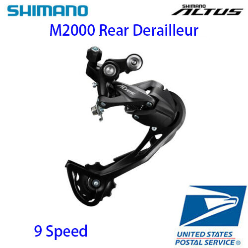 Shimano Altus RD-M2000 9 Speed Shadow RD Rear Derailleur Long Cage - Picture 1 of 1