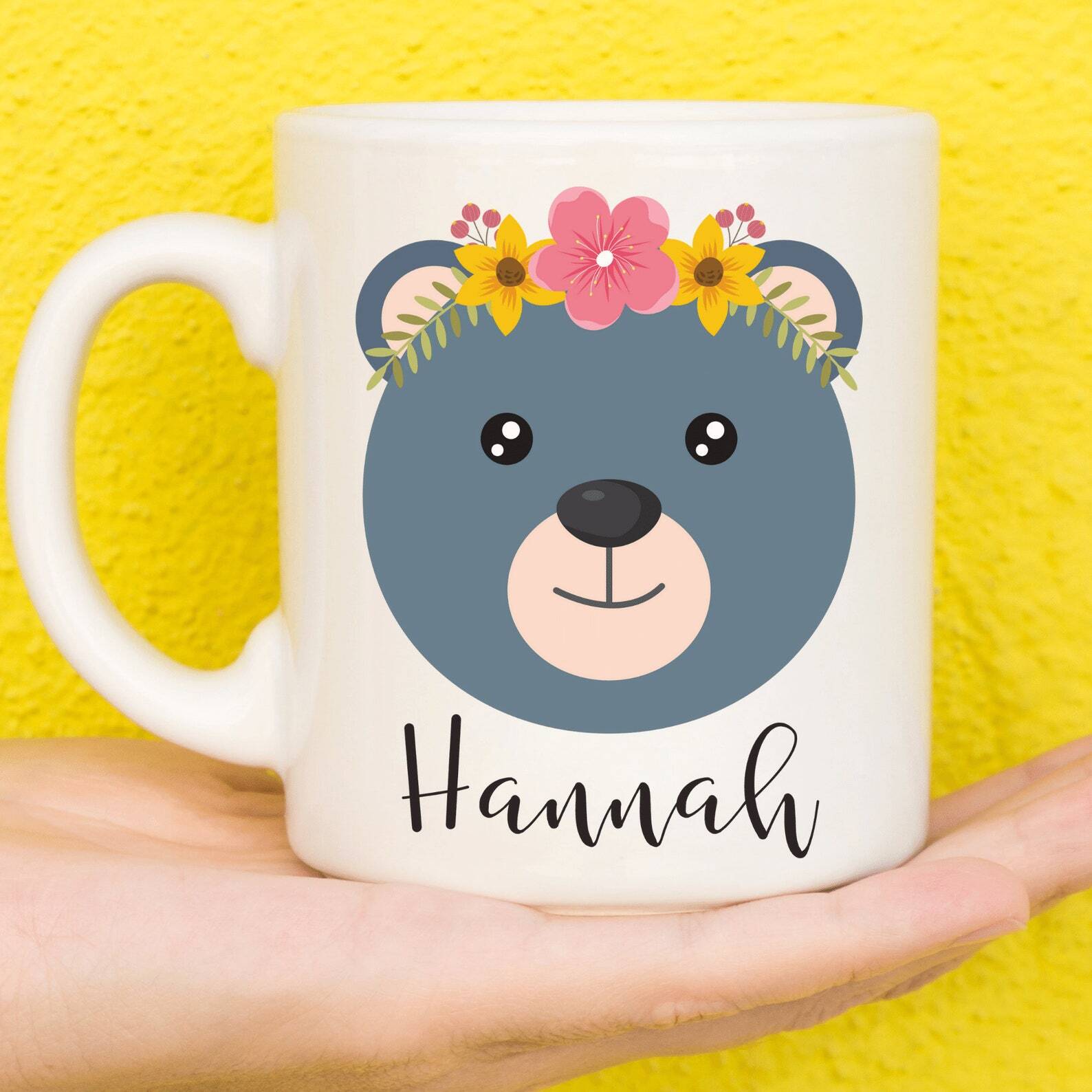 Bear Gifts Gifts For Bear Lovers Personalised Mugs Custom Mug Personalised Gift