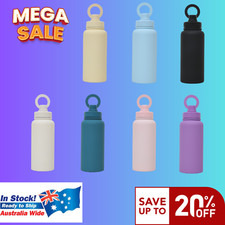 Stainless Steel Insulated Water Bottle 35oz Sports Flask w/ Magnetic Phone Holde