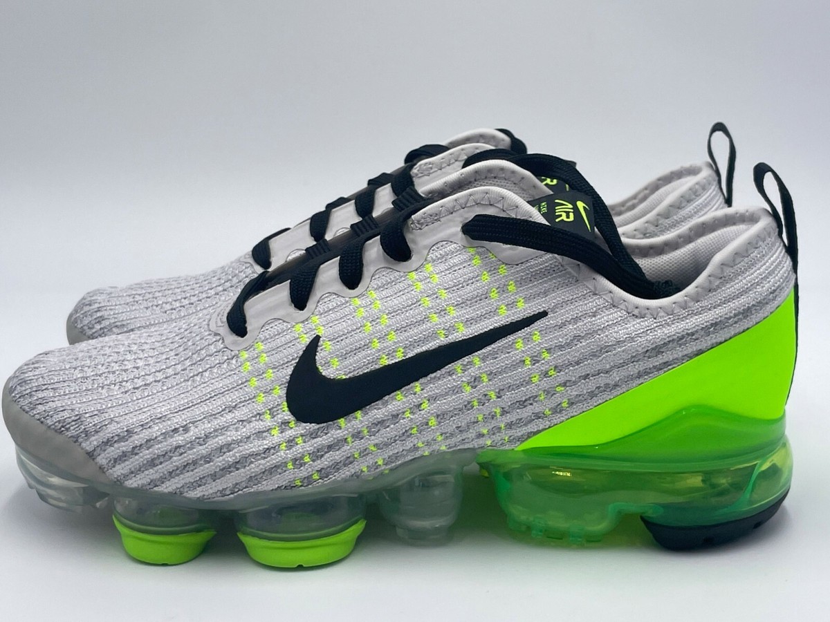 NIKE AIR VAPORMAX FLYKNIT 3 GS VAST GREY OFF NOIR BQ5238 005 US SZ 5Y