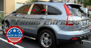6p Pillar Post Covers for 2012-2015 Honda CRV Stainless Steel