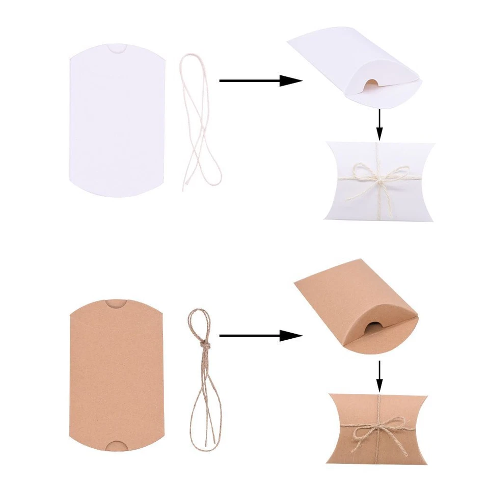 Envoltura de papel para galletas - Cajas de embalaje de 9x6 cm Bolsa de embalaje de Navidad Foto 4 de 4