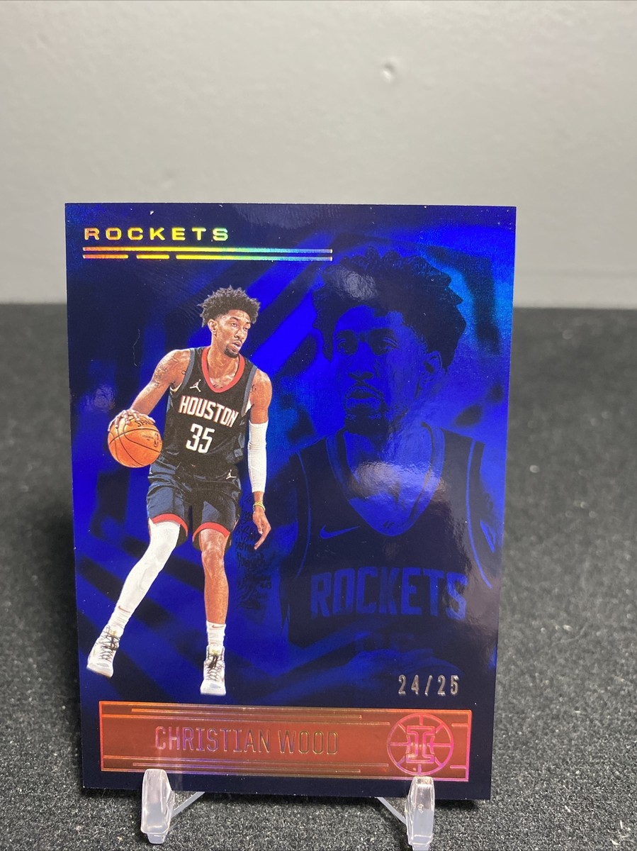 【2/25】Christian Wood rockets glorified Christian Wood 2020-21 Illusions #122 Blue Parallel #/25