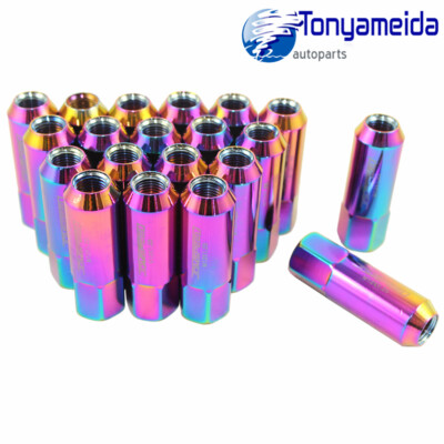 Premium Neo Chrome Steel Lug Nuts 12x1.5 for Enhanced Performance