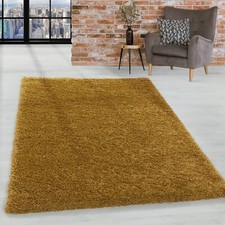 Hochflor Shaggy Teppich Wohnzimmerteppich Schlafzimmer Flor Super Soft Einfarbig