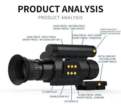 Télescope monoculaire infrarouge numérique 1080p AIHONTAI - Vision