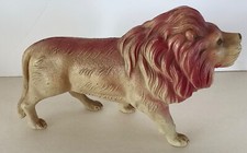 Vintage Celluloid Lion Toy Made In Japan Animal Zoo 6"