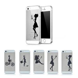 Details about Cover Case TPU Ultra Thin Transparent Slim Apple Design for iPhone 5-5s- show original title