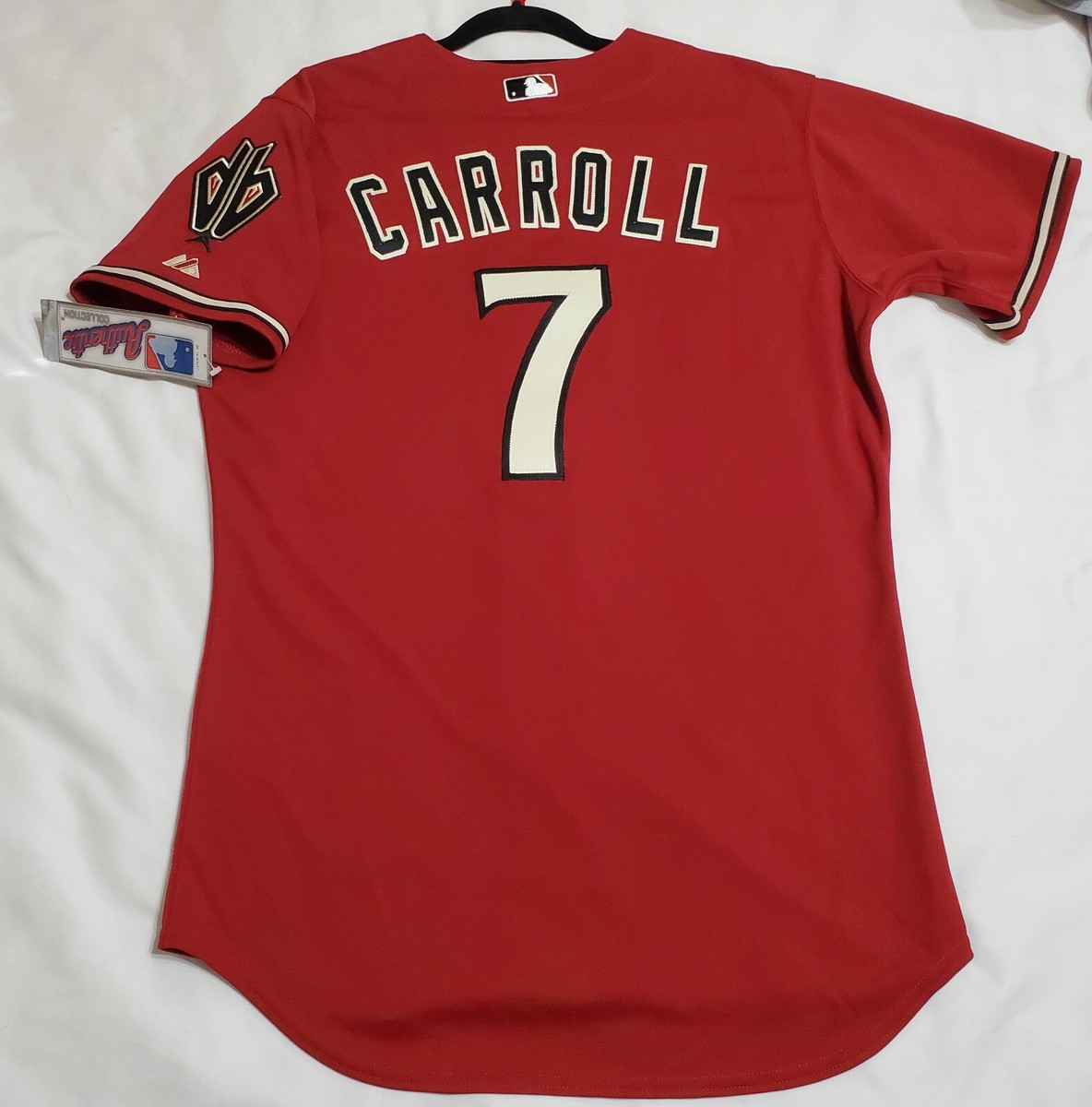 AUTHENTIC MAJESTIC 44 CORBIN CARROLL, ARIZONA DIAMONDBACKS 2007 TBTC  Jersey