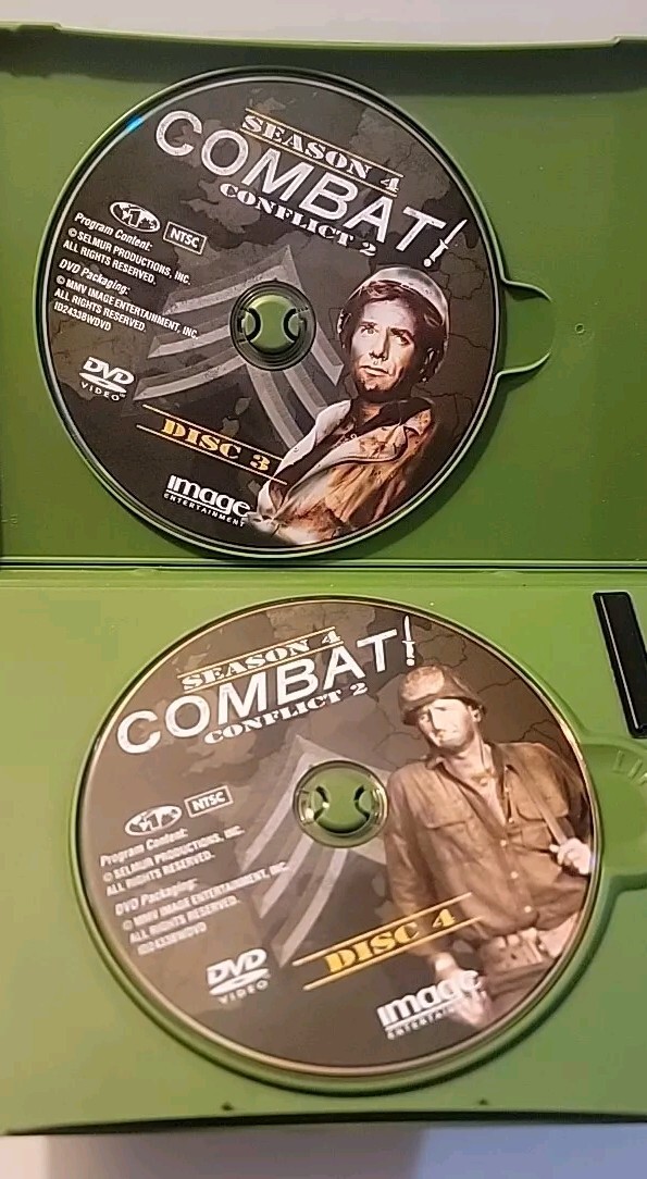 Combat - Season 4, Conflict 2 DVD Boxset 4 Discs Mint 14381243321