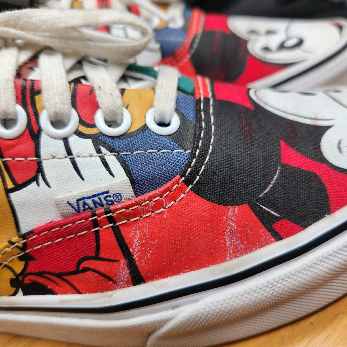 Vans mickey mouse high tops cheap