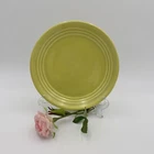 Vintage 2000 Bauer Pottery 6” Bread & Butter / Side Plate Chartreuse Yellow