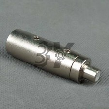 New XLR Male to RCA Female Jack Adaptor Connector