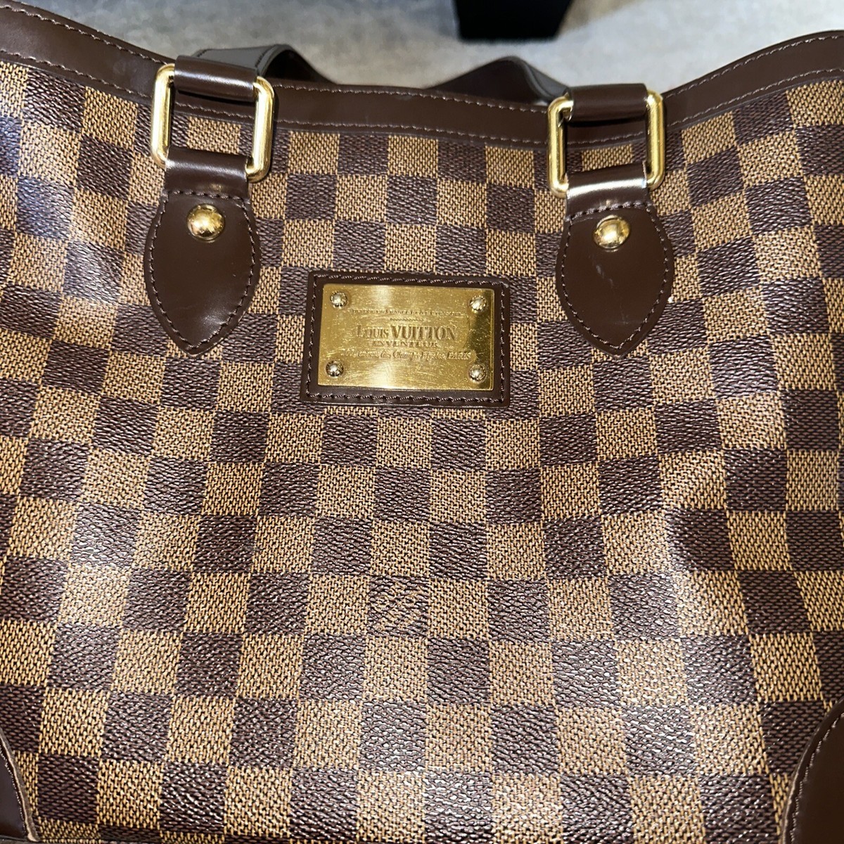❤ Louis Vuitton Hampstead MM Damier Ebene ❤ 100% Auth LV