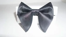 OVERSIZED Bow Tie, Black Silk Bow Tie, Black Bow tie, Tuxedo Bow Tie, Big Bowtie